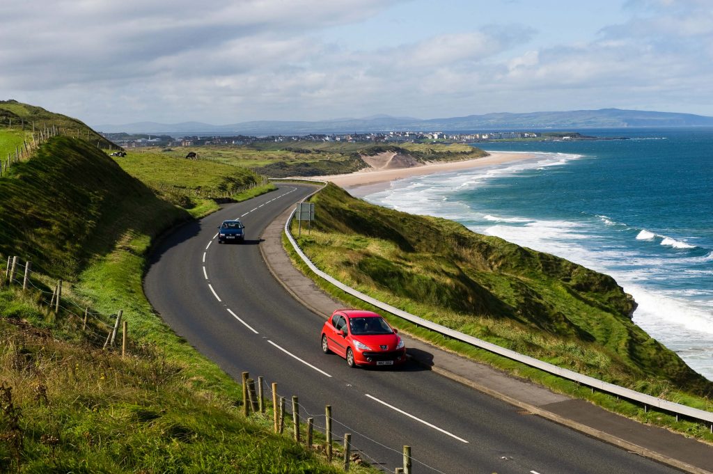 Driving in Ireland - drive on the left 