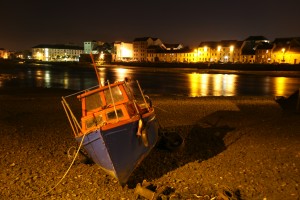 Boat by the Claddagh, Galway City. Ireland's Wild Atlantic Way