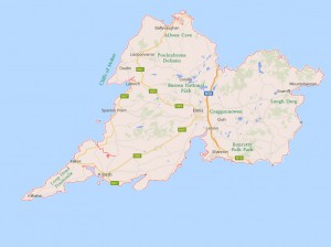 Places to Visit in County Clare Map