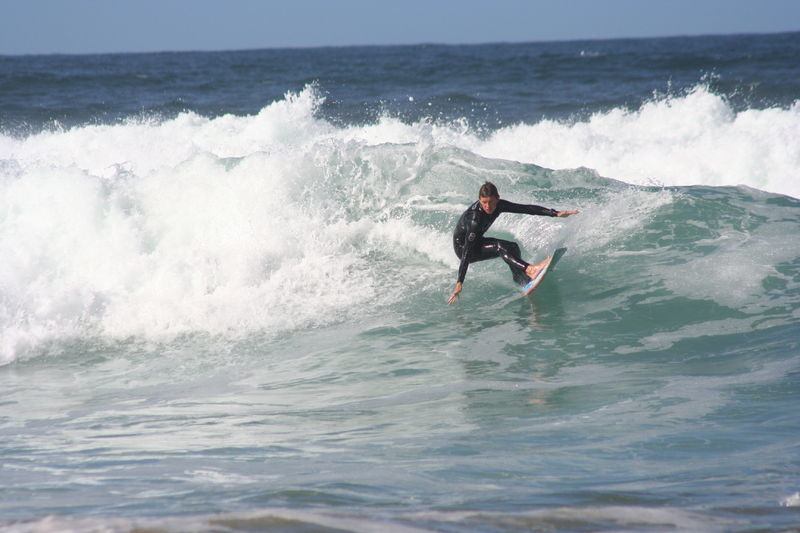 Surfing on Achill Island