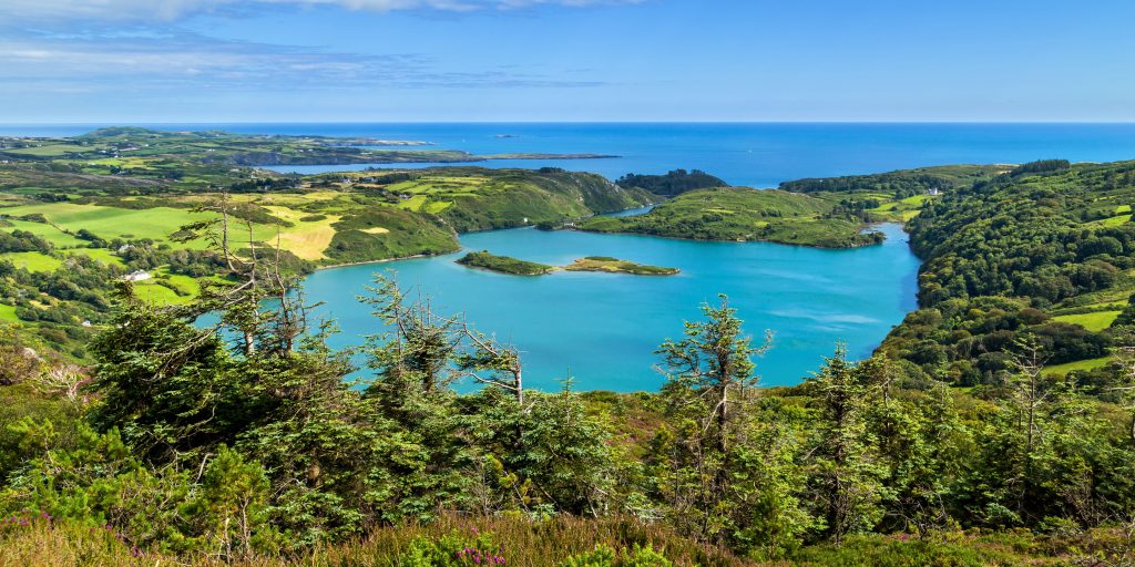 Panoramic View Lough Hyne, County Cork