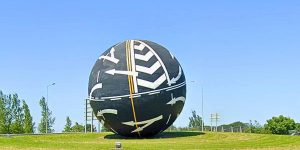 Large roadside ball