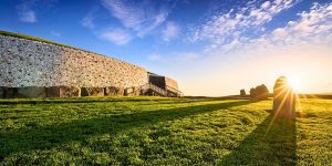Newgrange entrance in Meath