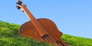 Roadside violin