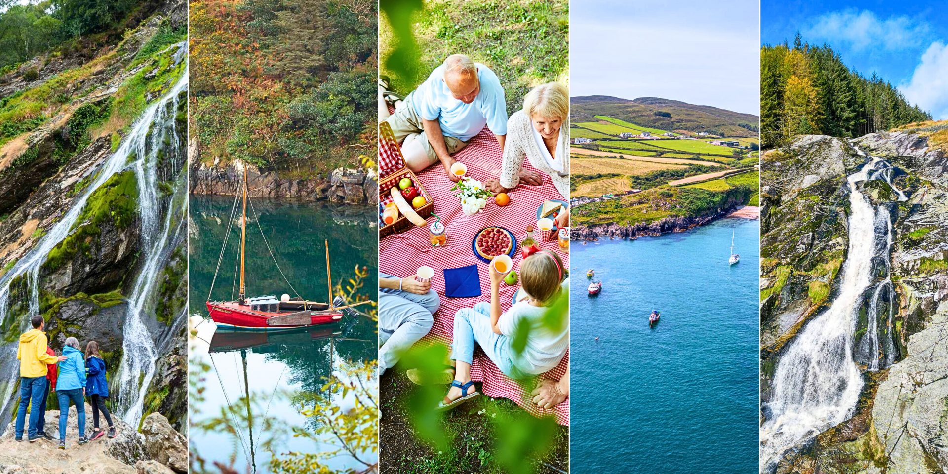 Picnic images collage