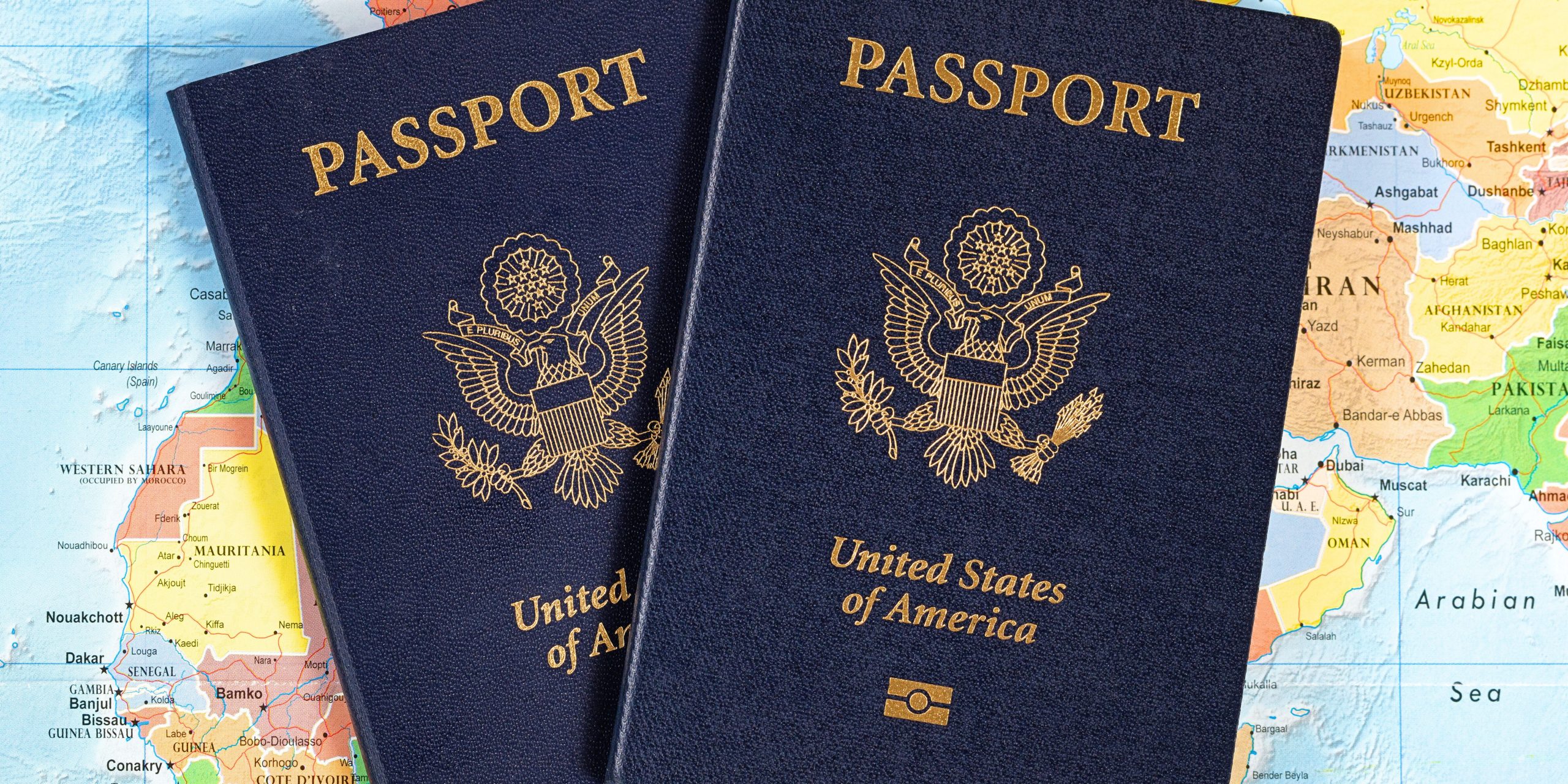 2 American passports