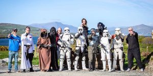People dressed in Star Wars costumes in Ireland