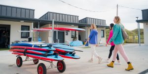 Surf centre cabins