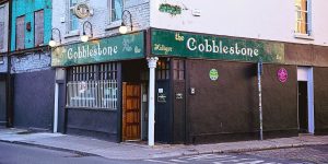 The famous Cobblestone Bar