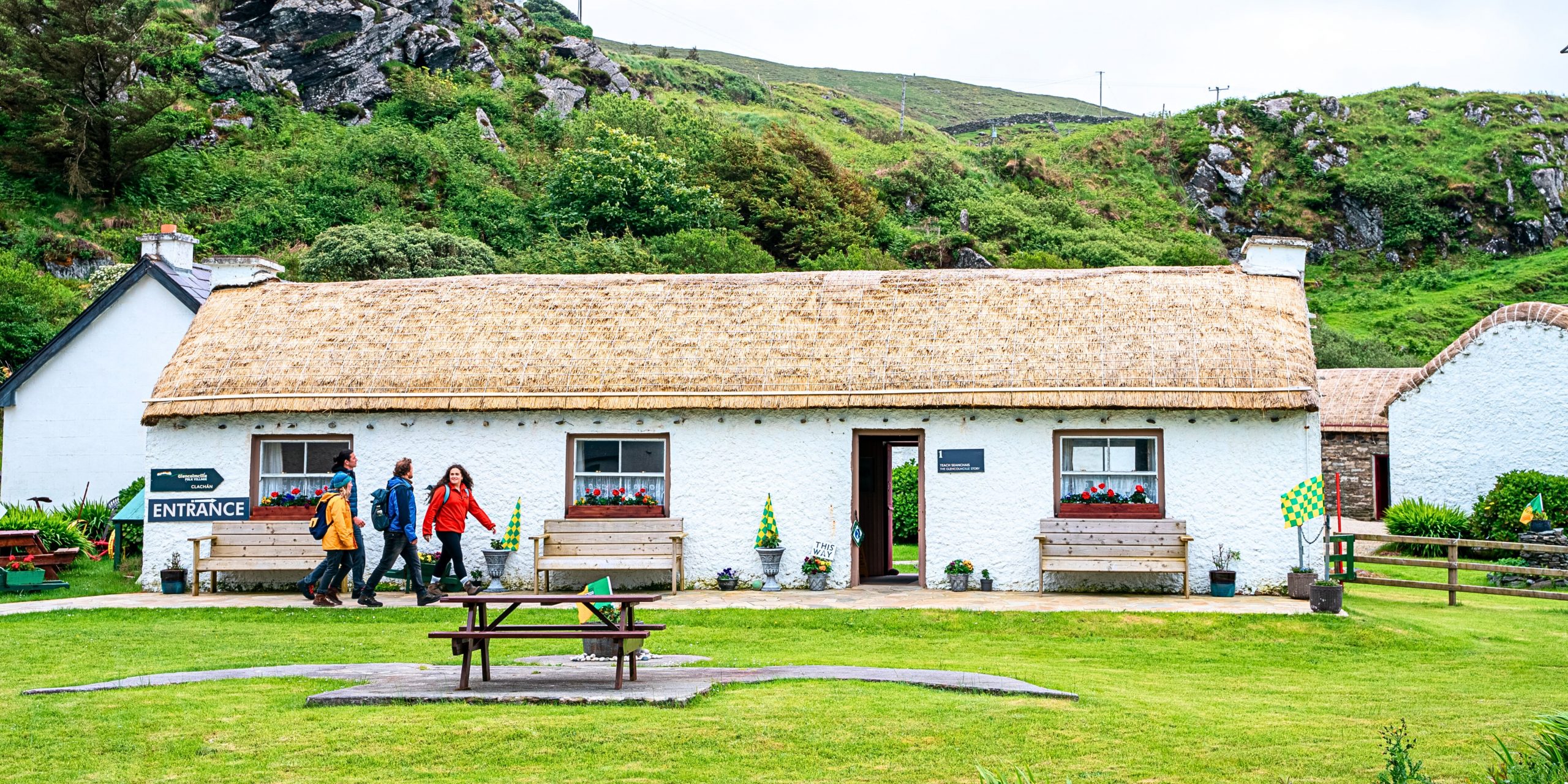 Glencolmcille village
