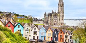 Colourful houses on a hill