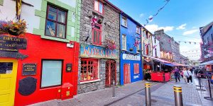 Street outside claddagh shop