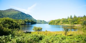 Blue lake