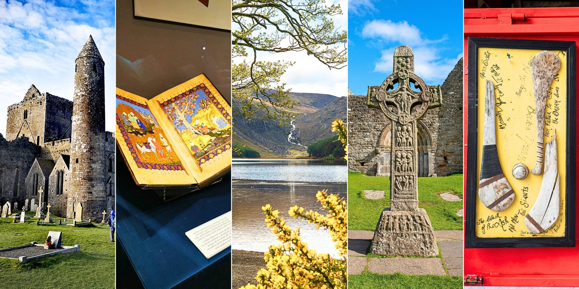 Compilation of Irish attractions