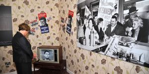 Interior of Kennedy homestead