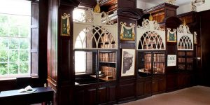 Interior of Marsh's Library in Dublin