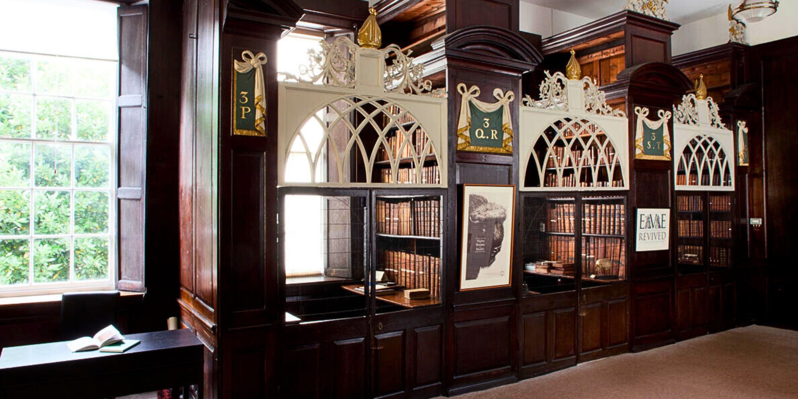 Interior of Marsh's Library in Dublin